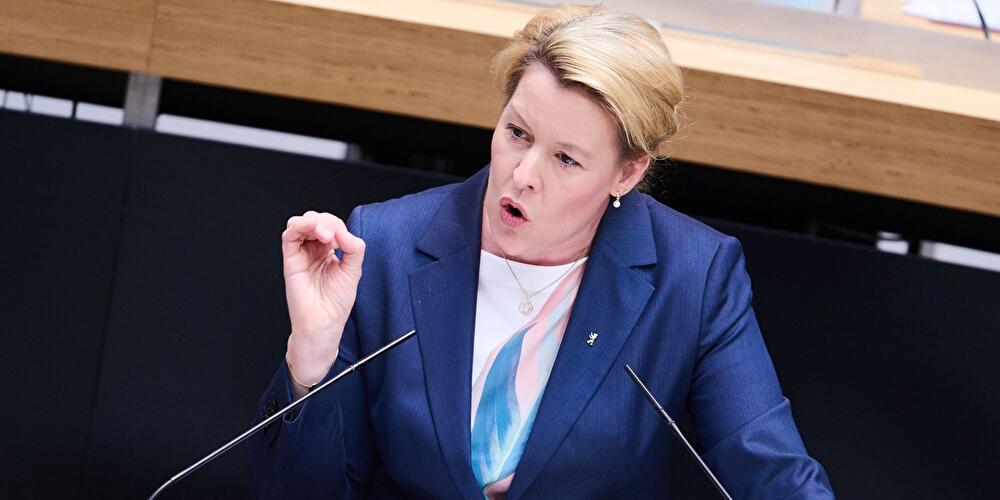 Berlins Regierende Bürgermeisterin Franziska Giffey (SPD)