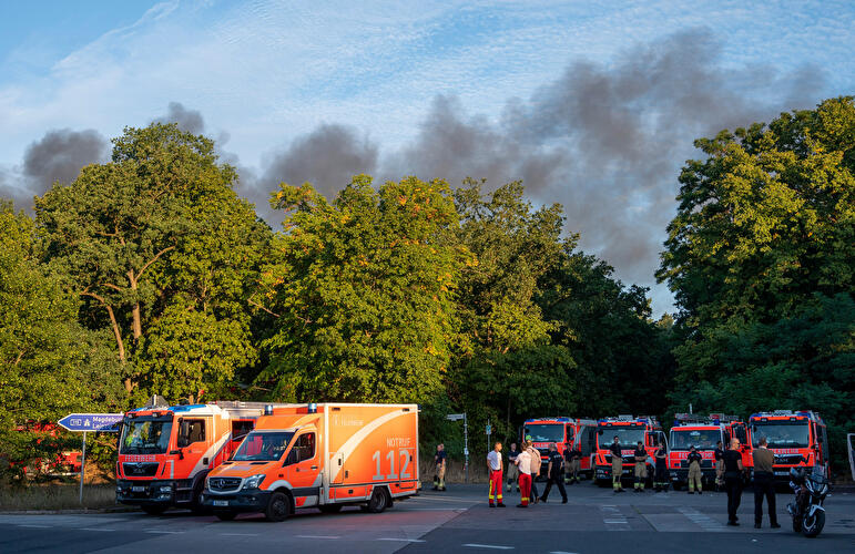 Feuer in Grunewald (1)