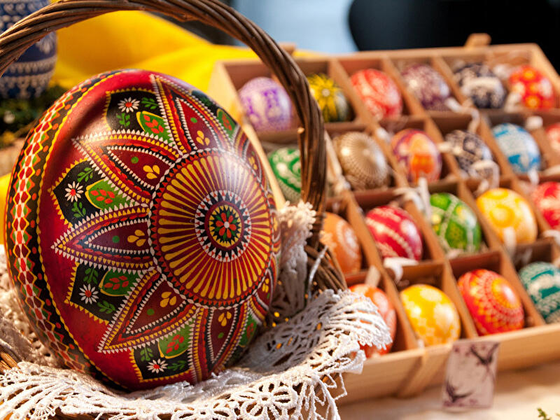 EuropÃ¤ischer Ostermarkt im Museum Dahlem in Berlin