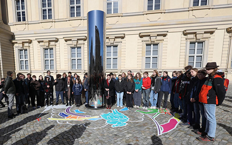 Denkmal für die Revolution von 1848 auf dem Schlossplatz