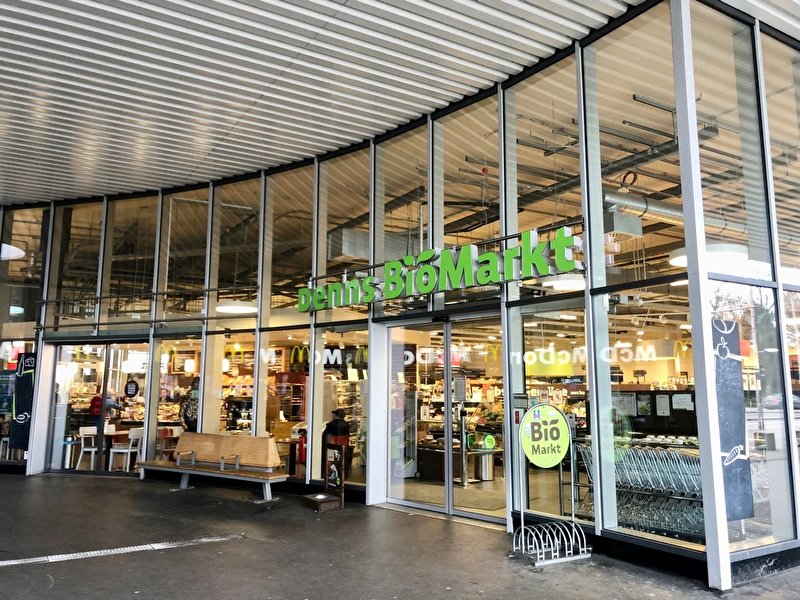 Denns Biomarkt im Bahnhof Gesundbrunnen