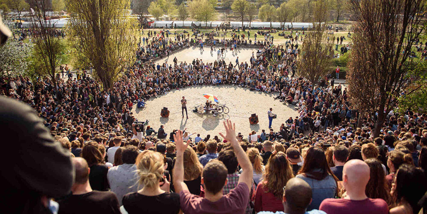 Karaoke at Mauerpark
