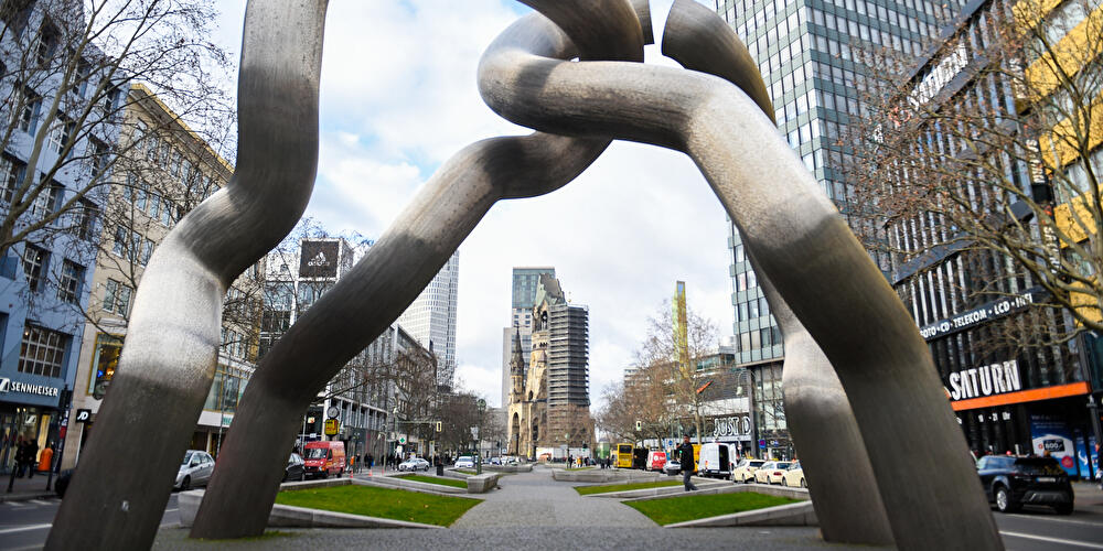 Skulptur «Berlin» an der Tauentzienstraße