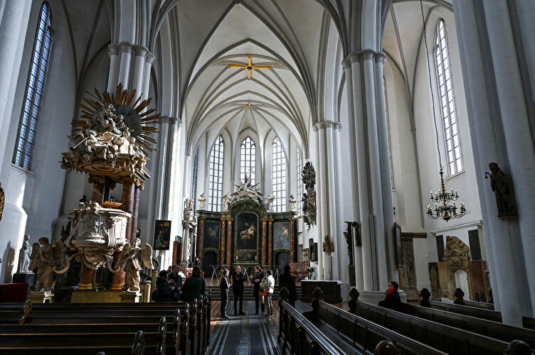 Bundespräsident beim Gottesdienst in der Marienkirche