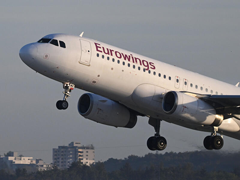 Maschine der Fluggesellschaft Eurowings