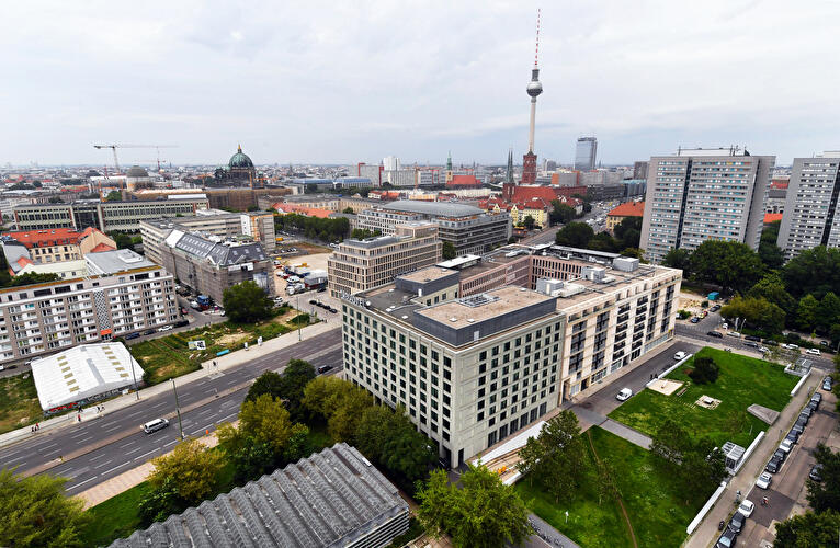 Hotelneubau  an der Getraudenstraße auf der Fischerinsel