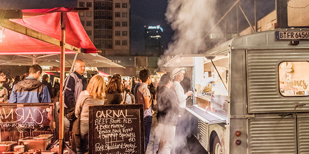 Bite Club in Arena Treptow, Streetfood