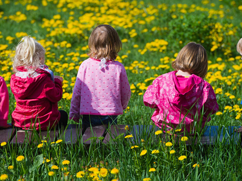 Kinder auf der Wiese 1