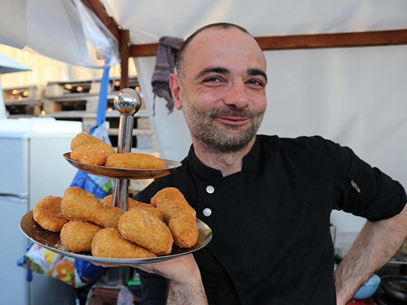 Gebackene Zucchiniblüten (1)