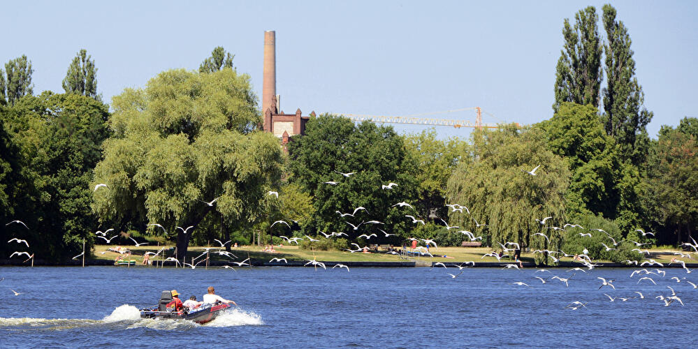 Boot auf der Spree in Köpenick