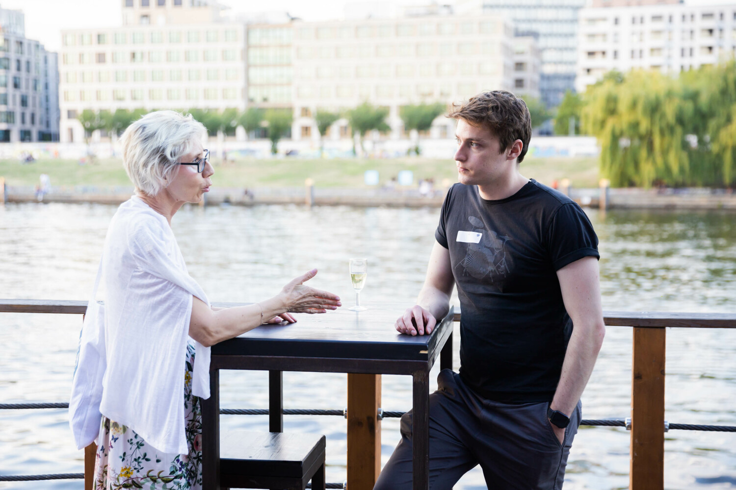 Jurymitglied Prof. Dr. Katarina Adam und Leo Hilse von $STYLE.Protocol