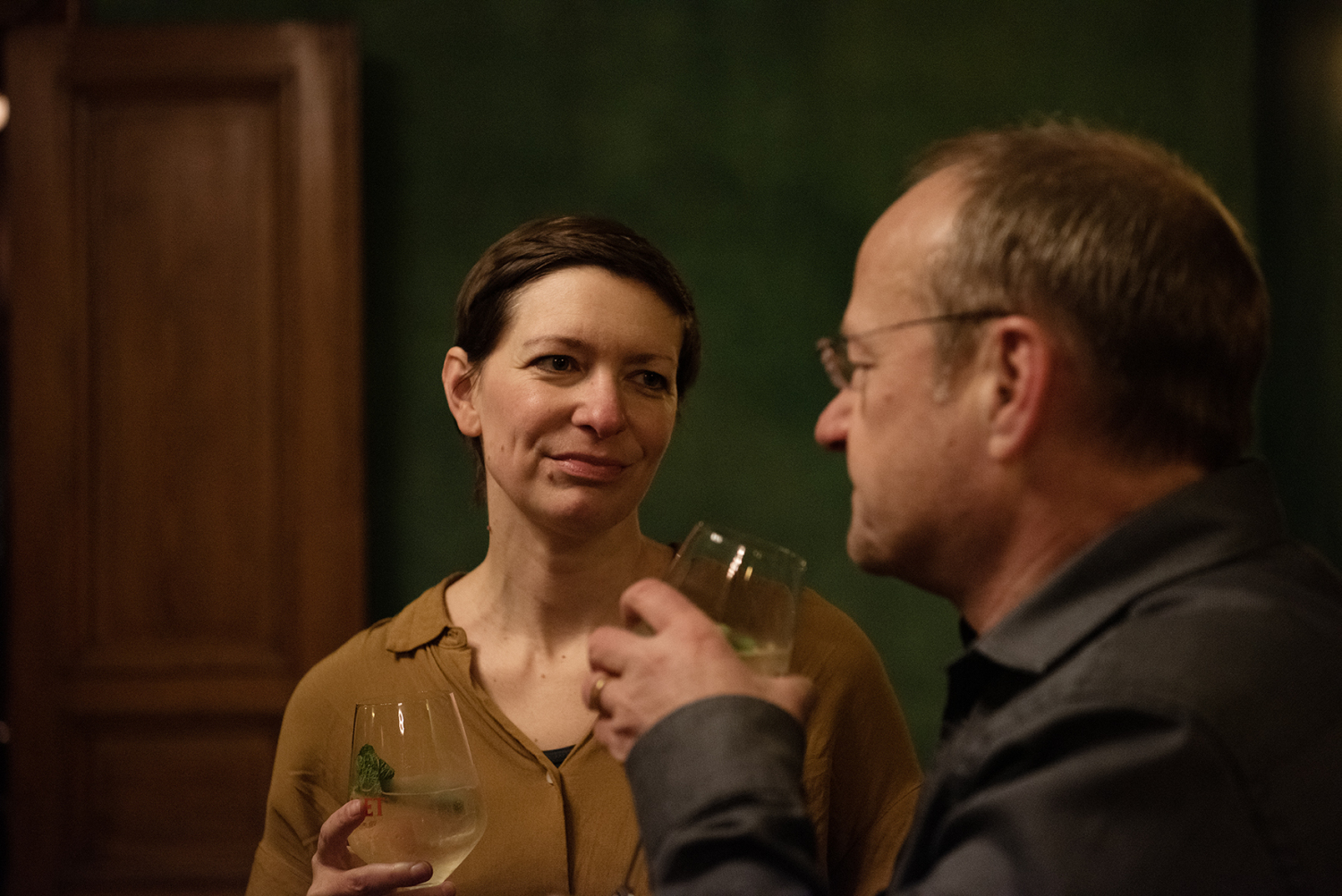 Gäste im Restaurant beim Deep Tech Dinner