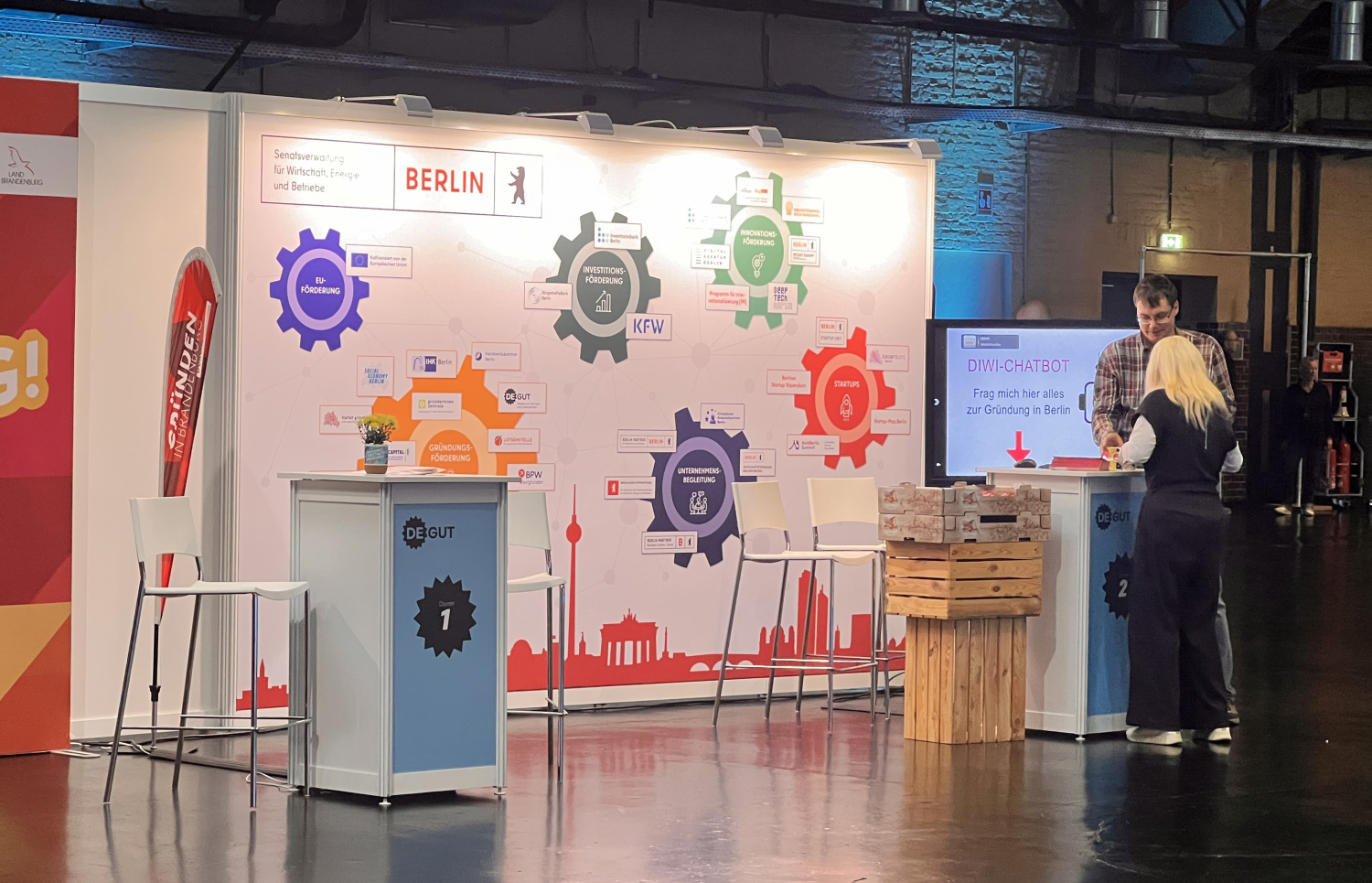 Stand der Senatsverwaltung auf der deGUT