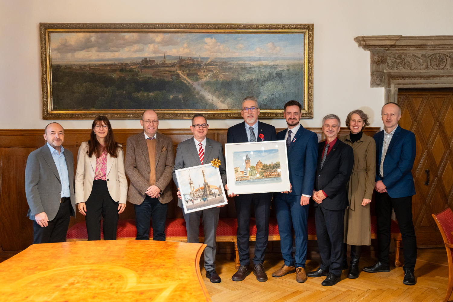 Gruppenbild Delegation Treptow-Köpenick und Olomouc
