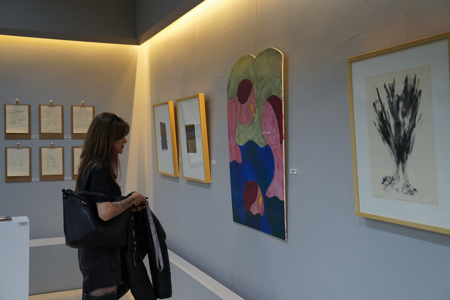 Ausstellungsbesucherin