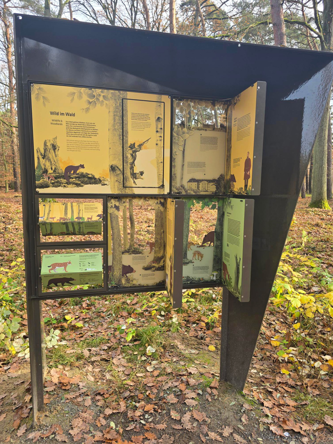 Lehr- und Erlebnispfad Müggelberge Teufelssee: große Station