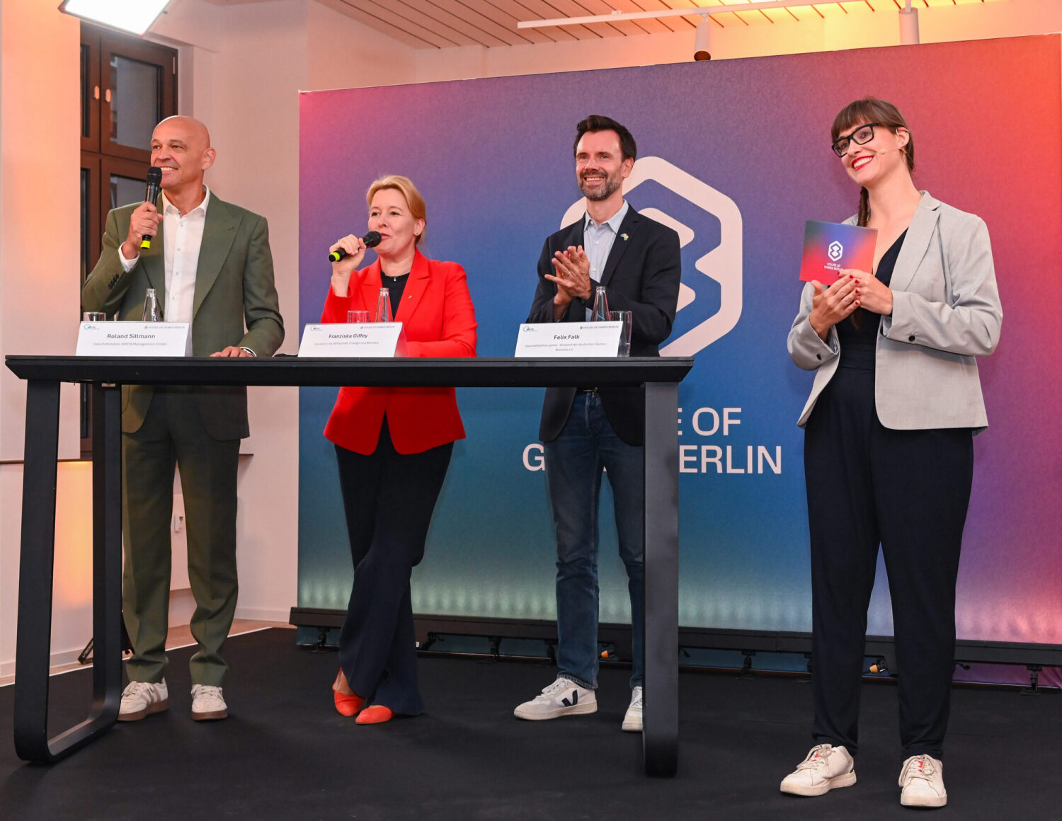 Franziska Giffey auf der Gamescon