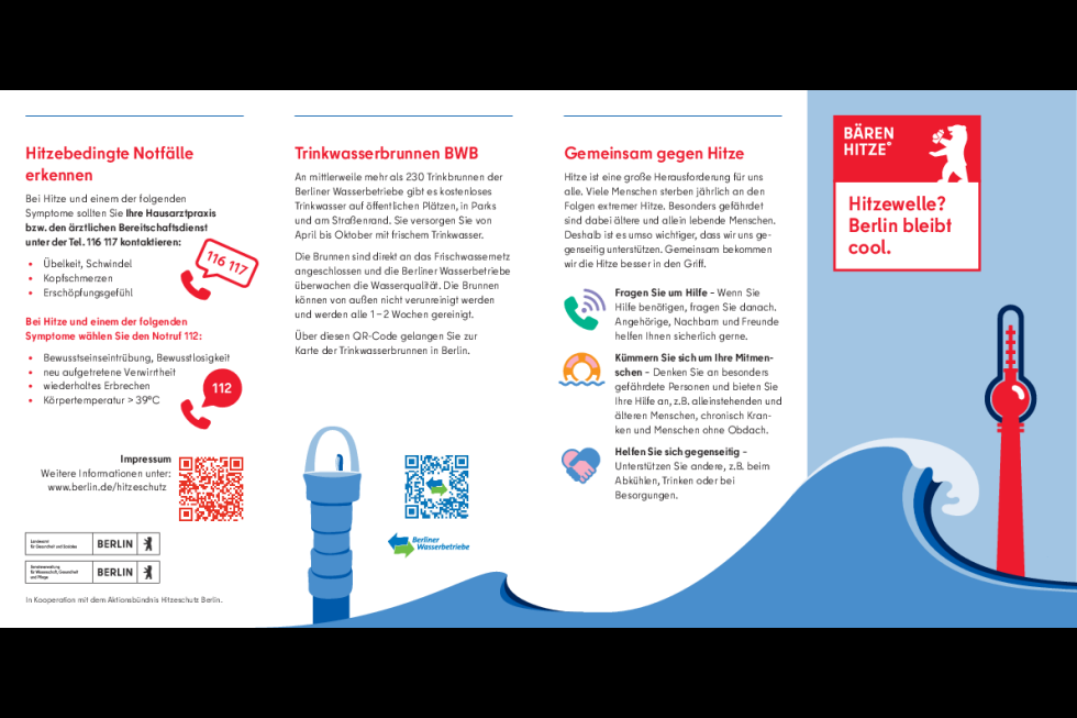 Hitzeschutz-Flyer (Deutsch)