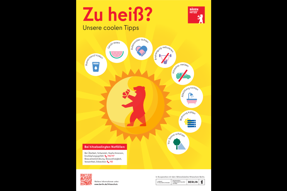 Hitzeschutz-Informationsplakat (A3)