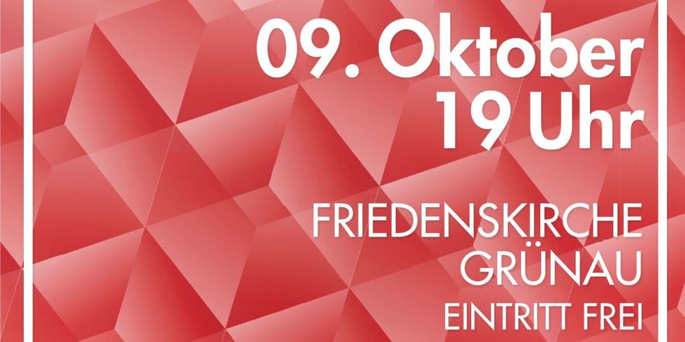 Plakat Friedenskonzert Grünau