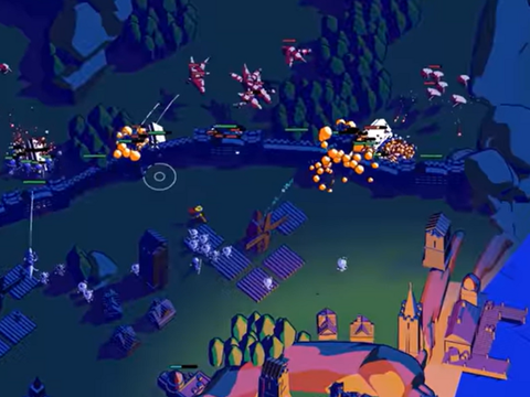 Screenshot of Thronefall