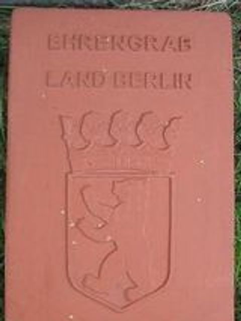 Ehrengrabstein Berlin
