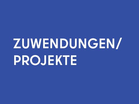 Zuwendungsvergabe/ Projektkoordination