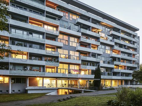 Residential building at Klopstockstraße 14–18, Hansaviertel district, architect: Pierre Vago