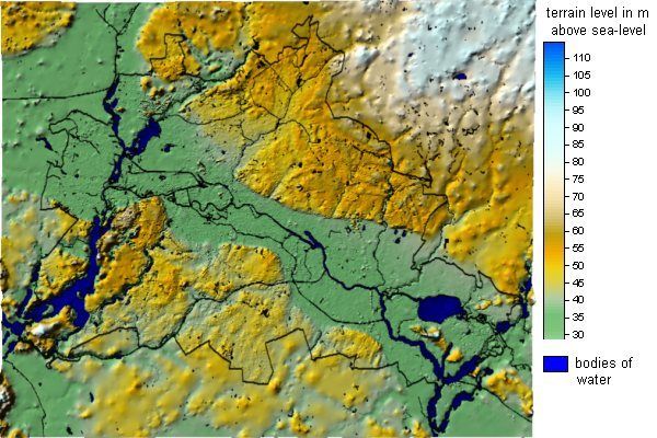Fig. 5: Morphological Outline Map of Berlin