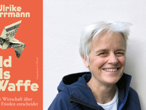 Buchcover mit Autorinnenfoto