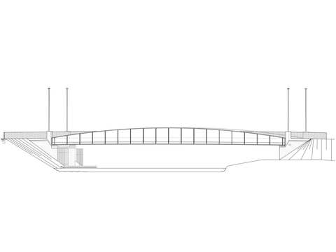 Südansicht der Brücke