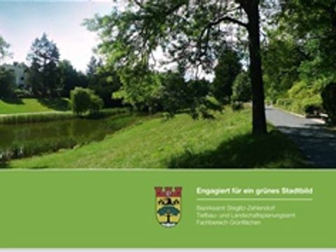 Titelblatt Gartendenkmalbroschüre