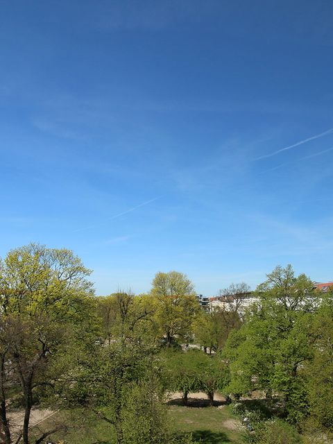 Blick von der Duncker Straße auf den Helmholzplatz