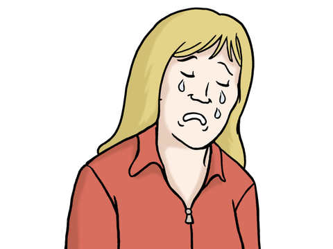 weinende Frau