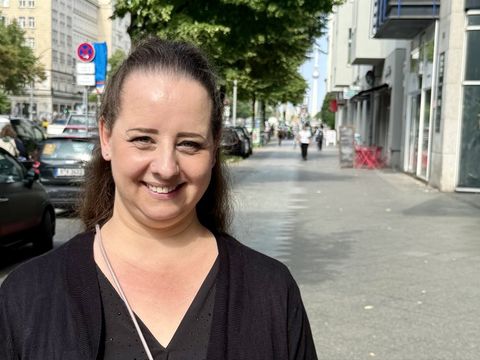 Die Koordinatorin für Diversity im Bezirksamt Friedrichshain-Kreuzberg, Anna Kuntze