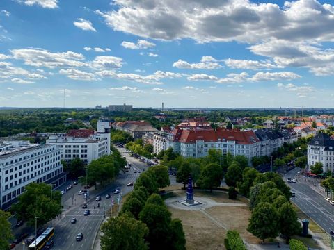 Theodor-Heuss-Platz von oben