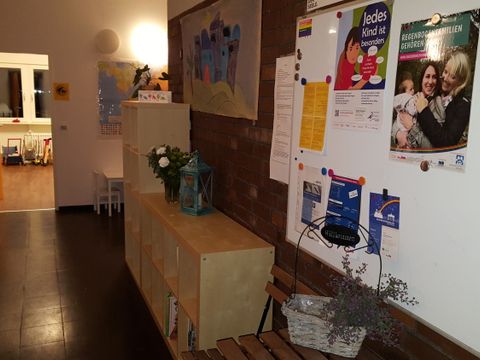 Der Flur des Evangelischen Familienzentrums Tempelhof