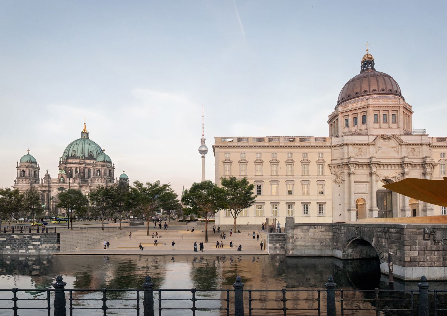Rendering der Schlossfreiheit – Freiheit zur Spree