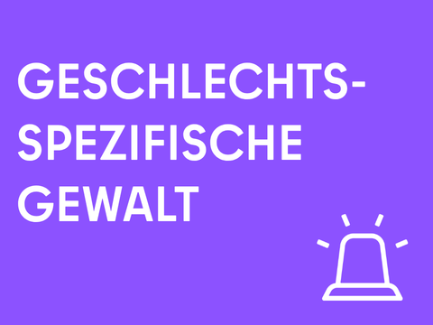 Kacheln Geschlechtsspezifische Gewalt