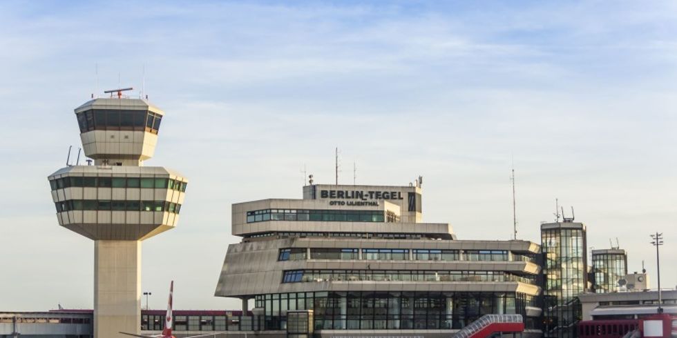 Berlin, Deutschland, am 23. März 2011. Eine Ansicht des Flughafens Tegel