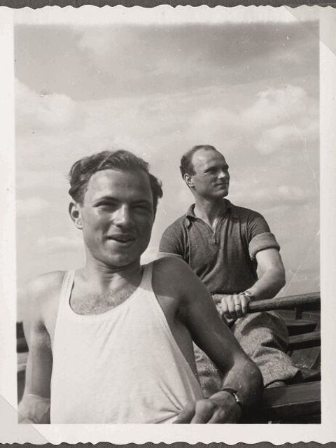 Erich und Hugo-Kurt Chotzen, Teupitz 1938 (Bild: Gedenk- und Bildungsstätte Haus der Wannsee-Konferenz)