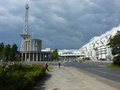 Funkturm, Rondell und ICC, 12.7.2014, Foto: KHMM