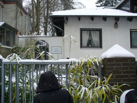 Wangenheimstr. 21, Gedenktafel für Max Planck, Foto: KHMM