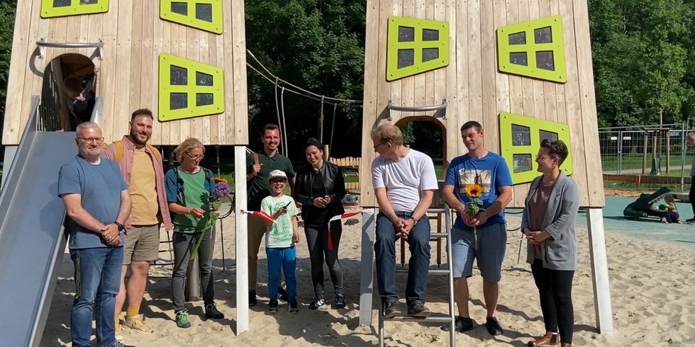Eröffnung Seepark mit Verordneten und Mitarbeitenden SGA