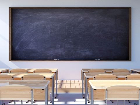 Leeres Klassenzimmer