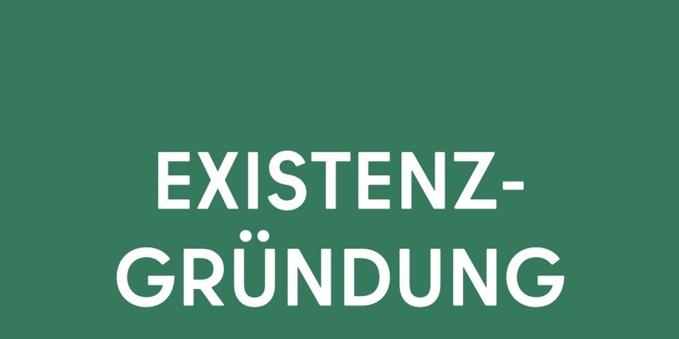Hintergrundbild - Existenzgründung, dunkelgrün