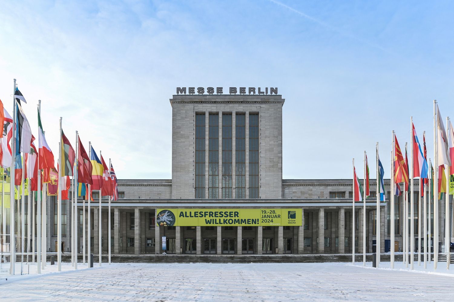 Eingang Grüne Woche Masurenallee