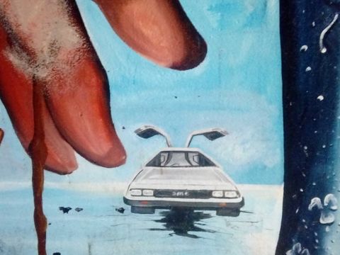 Das DeLorean Auto (Bild: Isabel V.S.)