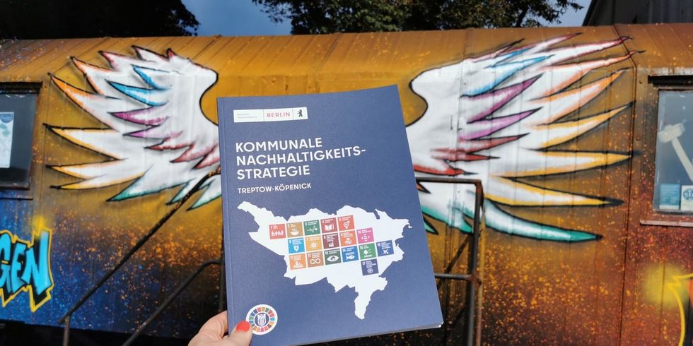 Kommunale Nachhaltigkeitstrategie vor Angel Wings