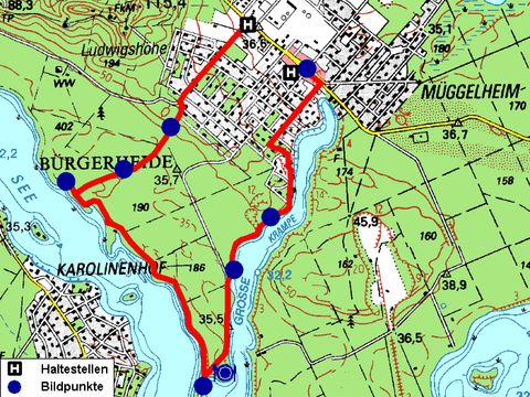 Wanderkarte (Bild: Berliner Forsten)